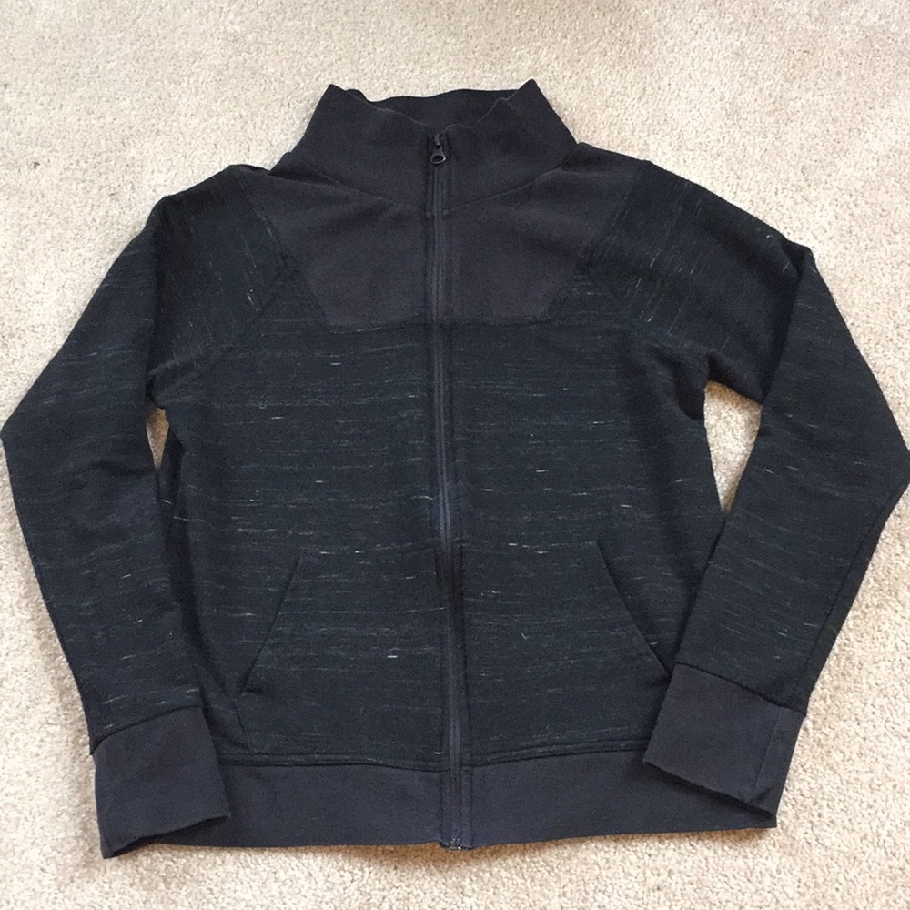Black American Eagle Zip Up